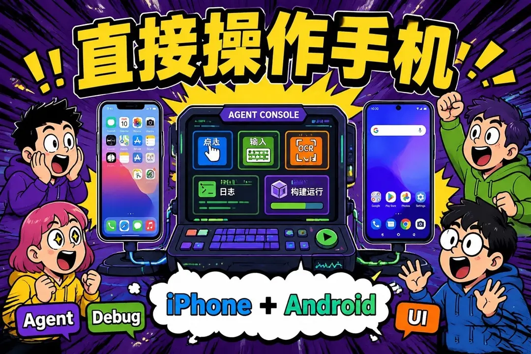 让 Agent 直接操作 iPhone 和 Android