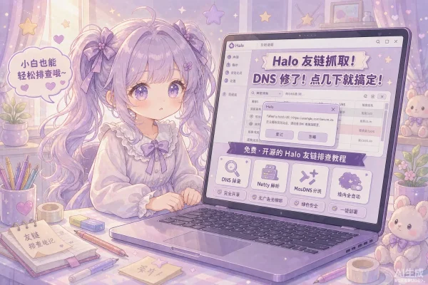 Halo 友链抓取 "Failed to fetch URL"解决方法